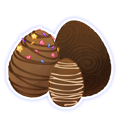<a href="https://www.succubuds.org/world/items?name=Colorful Chocolate Eggs" class="display-item">Colorful Chocolate Eggs</a>